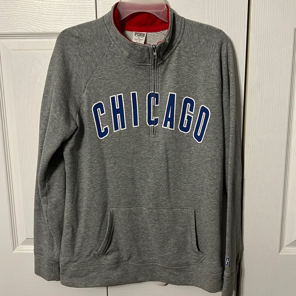 Pink Chicago Cubs 1/4 zip up